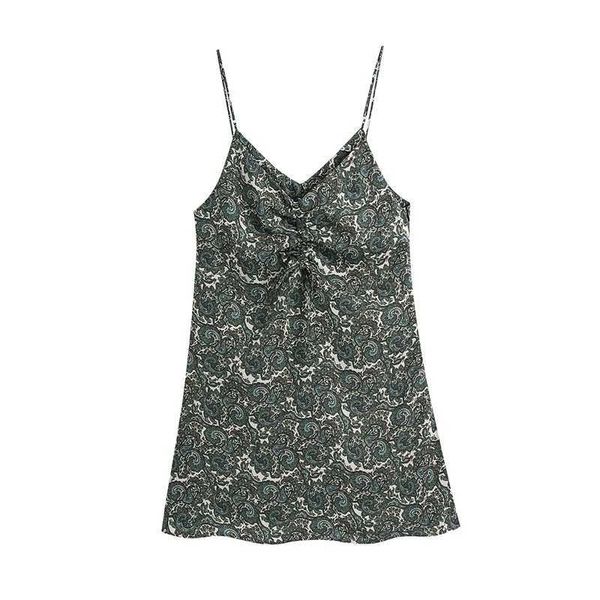 summer spaghett strap dress mini sleeveless vintage floral v neck cami a-line club wear 210603, Black;gray
summer spaghett strap dress mini sleeveless vintage floral v neck cami a-line club wear 210603, Black;gray