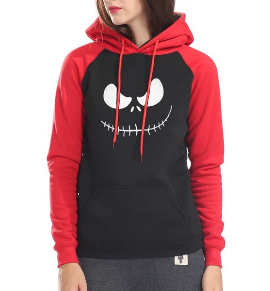 women's hoodies & sweatshirts women jack skellington tracksuit evil's smile funny 2021 raglan long sleeve brand clothing hip hop p, Black
women's hoodies & sweatshirts women jack skellington tracksuit evil's smile funny 2021 raglan long sleeve brand clothing hip hop p, Black