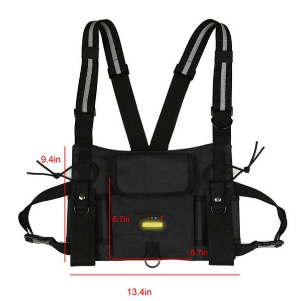 outdoor night flashing warning vest interphone chest bag securitys multifunctional storage hunting jackets, Camo;black
outdoor night flashing warning vest interphone chest bag securitys multifunctional storage hunting jackets, Camo;black