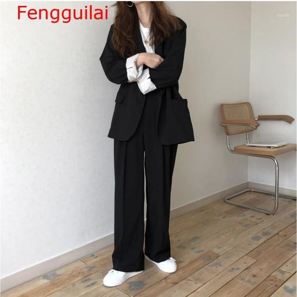 women's jackets women female 2021 spring autumn ladies solid vintage single breasted office long sleeve loose suit coat jacket, Black;brown
women's jackets women female 2021 spring autumn ladies solid vintage single breasted office long sleeve loose suit coat jacket, Black;brown
