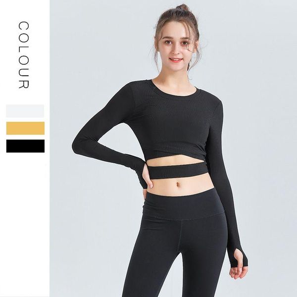 yoga outfit long sleeve crop women t-shirts 2021 navel-bearing quick-drying sports fitness gym clothing bandage thumb hole wear
yoga outfit long sleeve crop women t-shirts 2021 navel-bearing quick-drying sports fitness gym clothing bandage thumb hole wear