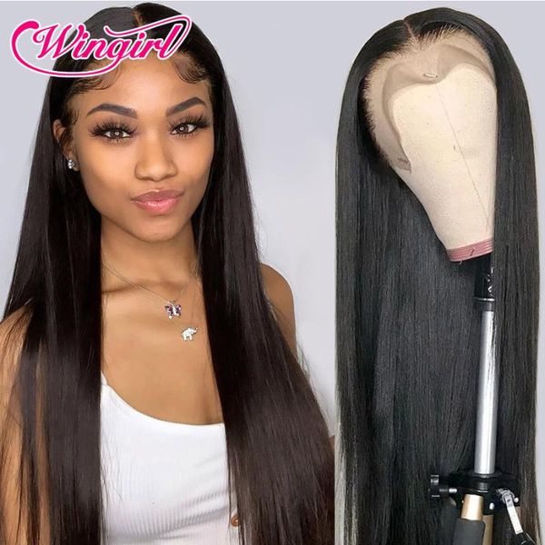 lace wigs wingirl front straight wig 180 density pre-plucked frontal human hair 4x4 closure remy, Black;brown
lace wigs wingirl front straight wig 180 density pre-plucked frontal human hair 4x4 closure remy, Black;brown