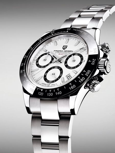 pagani design 2021 new mens watches quartz business watch mens watches brand luxury watch men chronograph vk63 reloj hombre, Slivery;brown
pagani design 2021 new mens watches quartz business watch mens watches brand luxury watch men chronograph vk63 reloj hombre, Slivery;brown