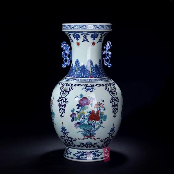 vases jingdezhen ceramic vase handmade antique porcelain with underglaze red decoration home furnishing
vases jingdezhen ceramic vase handmade antique porcelain with underglaze red decoration home furnishing