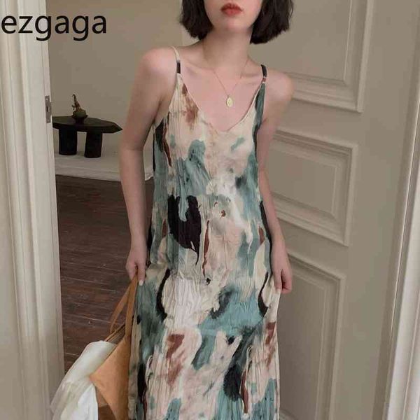 ezgaga tie dye spaghetti strap elegant dress women v-neck summer new vintage french style chic all-match vestidos feminino 210430, Black;gray
ezgaga tie dye spaghetti strap elegant dress women v-neck summer new vintage french style chic all-match vestidos feminino 210430, Black;gray