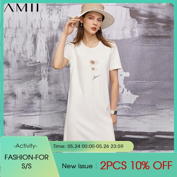 party dresses amii minimalism summer women's tshirt dress causal printed oneck aline knee-length 12130202, White;black
party dresses amii minimalism summer women's tshirt dress causal printed oneck aline knee-length 12130202, White;black