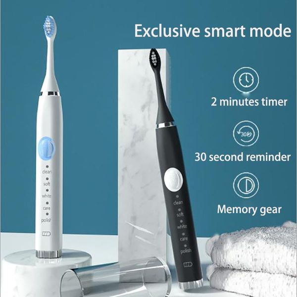 electric toothbrush timer brush 5 mode usb charger waterproof ultrasonic automatic tooth replacement heads set smart
electric toothbrush timer brush 5 mode usb charger waterproof ultrasonic automatic tooth replacement heads set smart