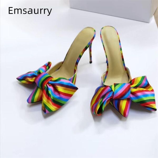 luxury satin big butterfly-knot slippers women 10cm thin high heels pointed toe spring 2021 bowknot slim mules for lady, Black
luxury satin big butterfly-knot slippers women 10cm thin high heels pointed toe spring 2021 bowknot slim mules for lady, Black