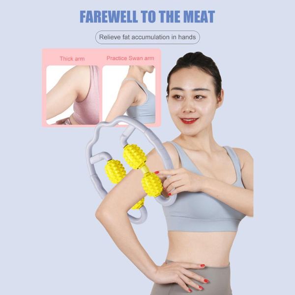 accessories u shape 4 wheel trigger point massage roller for arm leg neck muscle slimming tissue fitness gym yoga pilates sports
accessories u shape 4 wheel trigger point massage roller for arm leg neck muscle slimming tissue fitness gym yoga pilates sports
