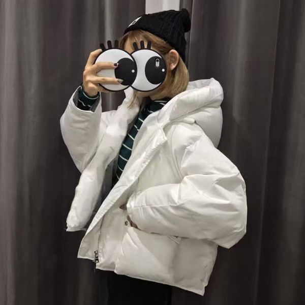 winter thickened cotton padded women's short style loose bread warm jacket, Black;brown
winter thickened cotton padded women's short style loose bread warm jacket, Black;brown