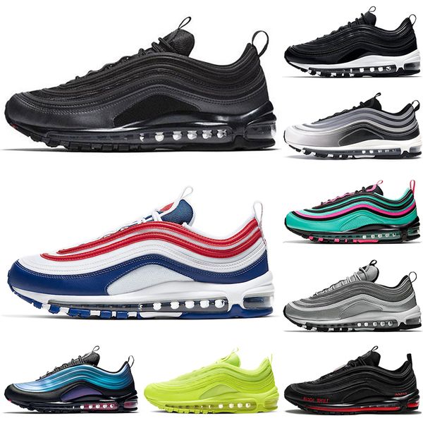 fashion original 97 men women running shoes mschf inri jesus lil nas satan triple white black usa gradient fade green sliver bullet trainers
fashion original 97 men women running shoes mschf inri jesus lil nas satan triple white black usa gradient fade green sliver bullet trainers