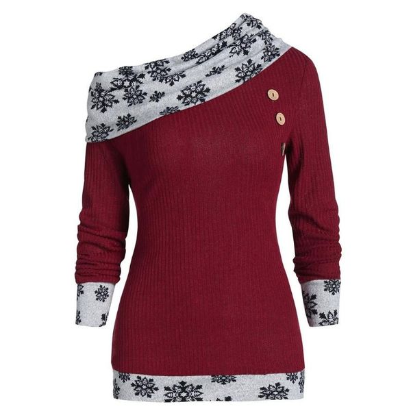 women's hoodies & sweatshirts women elegant skew collar plus size ladies snowflake print button sweter streetwear moletom, Black
women's hoodies & sweatshirts women elegant skew collar plus size ladies snowflake print button sweter streetwear moletom, Black