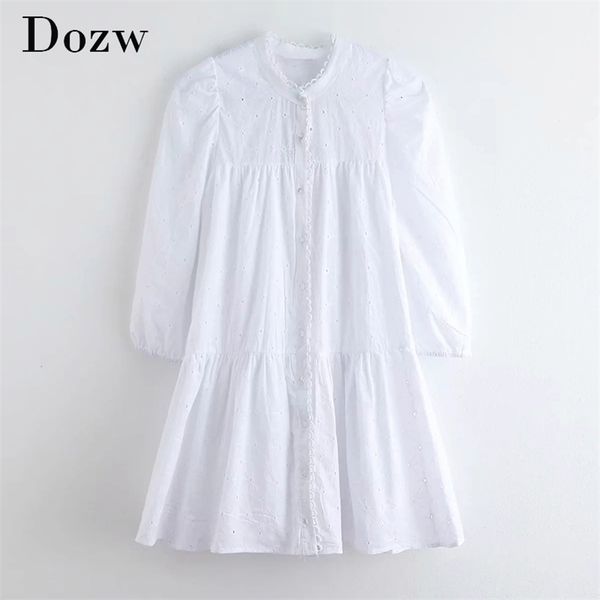 loose cotton white dress women embroidery lace patchwork casual mini lady hollow out chic es femme robe 210515, Black;gray
loose cotton white dress women embroidery lace patchwork casual mini lady hollow out chic es femme robe 210515, Black;gray