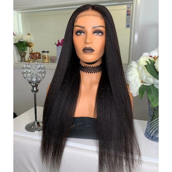 synthetic wigs wholesale italian light yaki straight black pre plucked lace front wig hair with baby for africa women
synthetic wigs wholesale italian light yaki straight black pre plucked lace front wig hair with baby for africa women