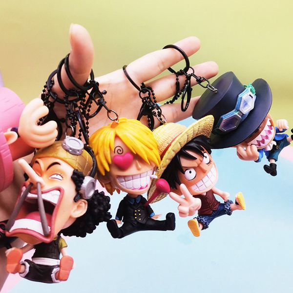 anime one piece keychain luffy sanji nami zoro chopper frank robin pvc action figure collectible model pendant keychains toy, Slivery;golden
anime one piece keychain luffy sanji nami zoro chopper frank robin pvc action figure collectible model pendant keychains toy, Slivery;golden