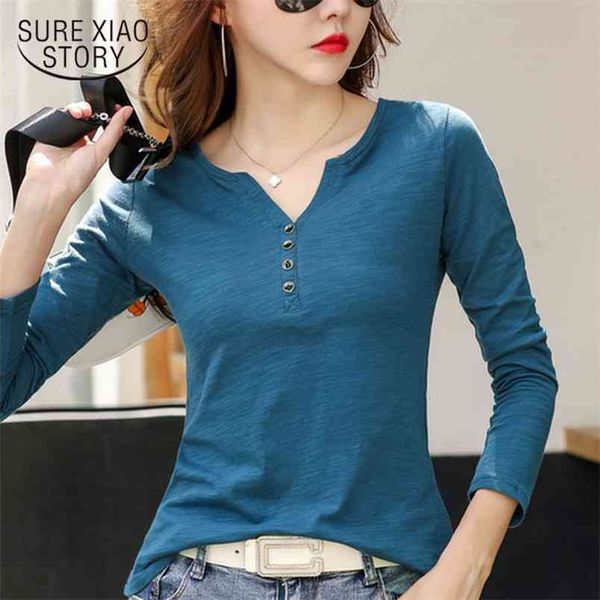 loose plus size women tshirt cotton simple long sleeve shirt autumn bottoming v-neck korean office lady 10799 210421, White
loose plus size women tshirt cotton simple long sleeve shirt autumn bottoming v-neck korean office lady 10799 210421, White