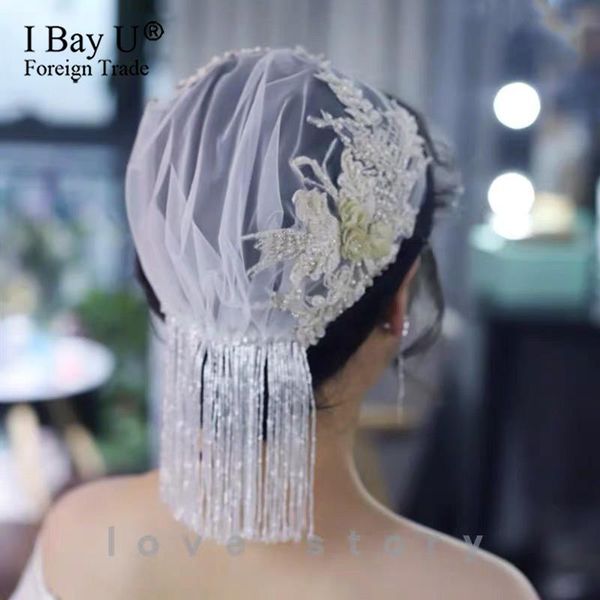 bridal veils elegant wedding headdress 2021 beading soft tulle one layer short birdcage accesories, Black
bridal veils elegant wedding headdress 2021 beading soft tulle one layer short birdcage accesories, Black