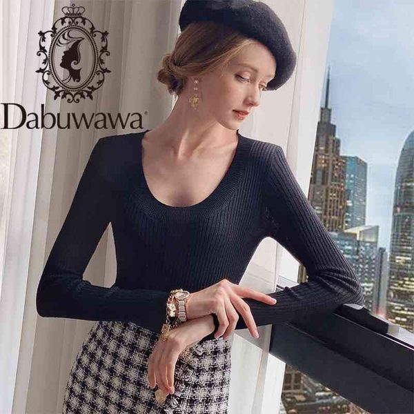 dabuwawa solid slim fitted knitted sweater women autumn winter o-neck basic pullover casual jumper female dt1djs023 210520, White
dabuwawa solid slim fitted knitted sweater women autumn winter o-neck basic pullover casual jumper female dt1djs023 210520, White