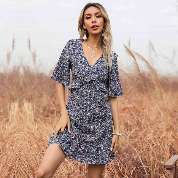short dresses new 2021 summer floral women v neck flare sleeve high waist print ladies ruffles hollow out backless es mxo1, Black;gray
short dresses new 2021 summer floral women v neck flare sleeve high waist print ladies ruffles hollow out backless es mxo1, Black;gray