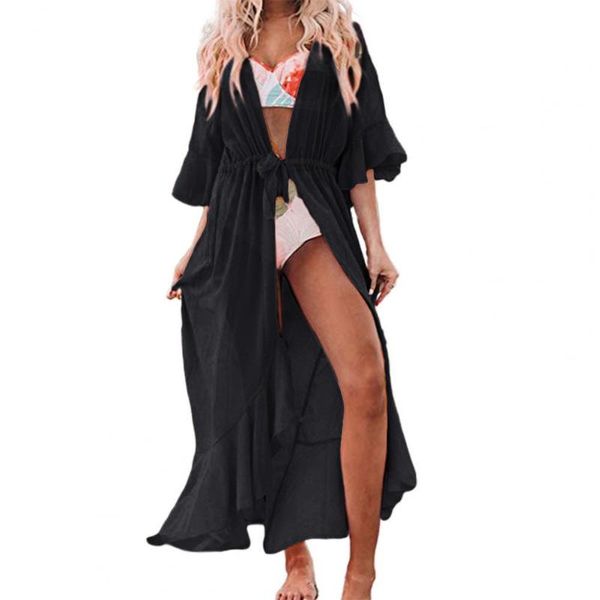 women's swimwear women cover up solid color fashion half sleeve see-through ruffle swimmwear bikini coat beach wear cardigan summer, White;black
women's swimwear women cover up solid color fashion half sleeve see-through ruffle swimmwear bikini coat beach wear cardigan summer, White;black