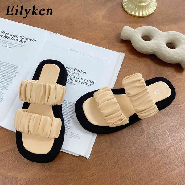 eilyken 2021 summer women slipper ladies outdoor elegant folds slides sandals wedge high heels slip on slipper c0410, Black
eilyken 2021 summer women slipper ladies outdoor elegant folds slides sandals wedge high heels slip on slipper c0410, Black