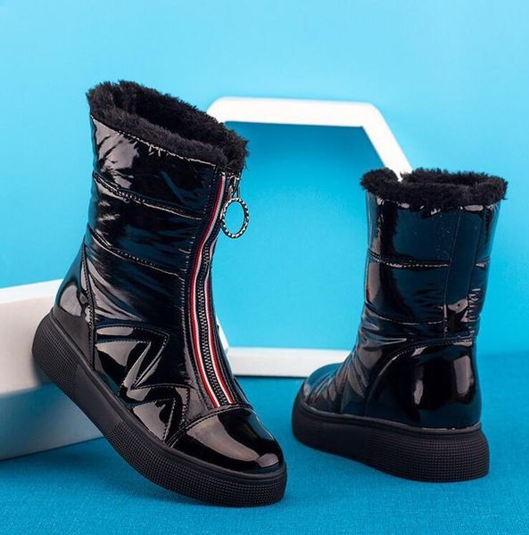 boots women short ankle winter plush warm thick bottom platform round toe students leisure flat snow botas mujer, Black
boots women short ankle winter plush warm thick bottom platform round toe students leisure flat snow botas mujer, Black