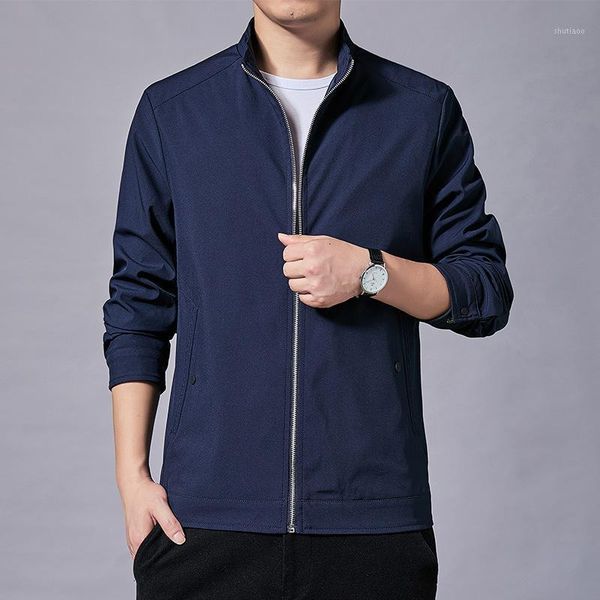 men's jackets 2021 spring autumn jacket youth slim coat pure color trendy clothing casual all-match gown top, Black;brown 
men's jackets 2021 spring autumn jacket youth slim coat pure color trendy clothing casual all-match gown top, Black;brown