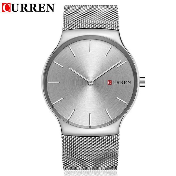 wristwatches curren brand men's watches dress quartz watch men steel mesh strap quartz-watch ultra-thin ultra clock relogio masculino, Slivery;brown
wristwatches curren brand men's watches dress quartz watch men steel mesh strap quartz-watch ultra-thin ultra clock relogio masculino, Slivery;brown