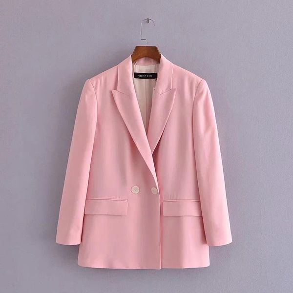 spring european and american foreign trade women's double breasted suit coat long sleeve suits & blazers, White;black
spring european and american foreign trade women's double breasted suit coat long sleeve suits & blazers, White;black