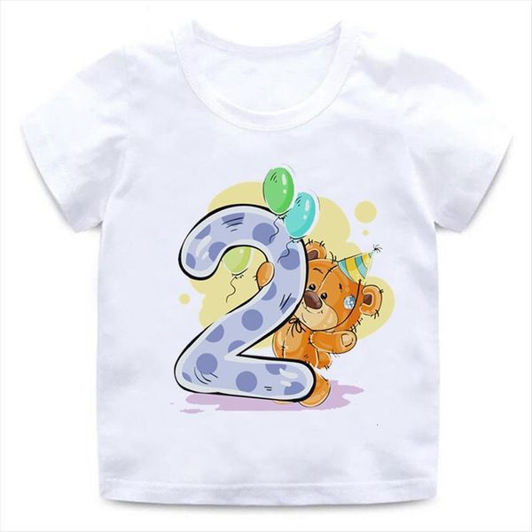 boy girl birthday bear number 1 2 3 4 8 9 bow print t shirts baby cute cartoon funny round, Blue
boy girl birthday bear number 1 2 3 4 8 9 bow print t shirts baby cute cartoon funny round, Blue