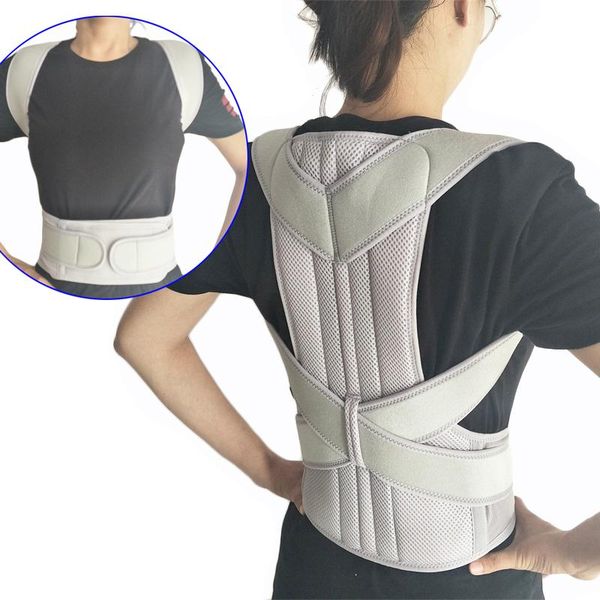 wholesale back support shoulder spine protector neoprene straps improves posture corset for the, Black;blue
wholesale back support shoulder spine protector neoprene straps improves posture corset for the, Black;blue