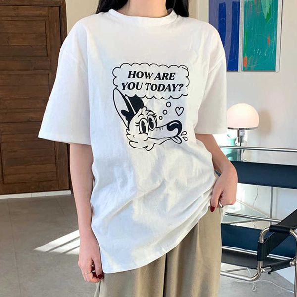 women's t-shirt letters summer shirts casual cotton korean t-shirts loose short sleeve vintage cartoon print streetwear harajuku t, White
women's t-shirt letters summer shirts casual cotton korean t-shirts loose short sleeve vintage cartoon print streetwear harajuku t, White