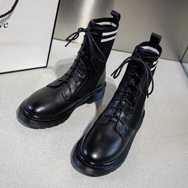 boots women ankle cowhide upper shoes autumn and winter ladies long elastic short snow, Black
boots women ankle cowhide upper shoes autumn and winter ladies long elastic short snow, Black