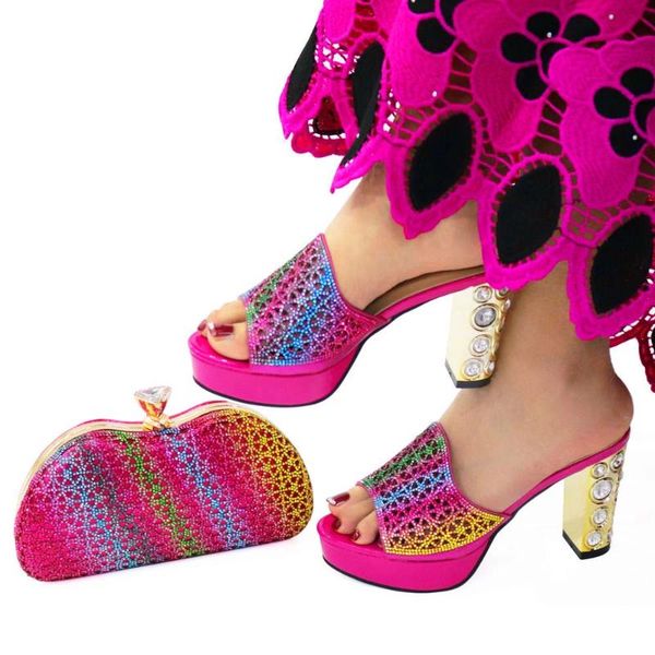 dress shoes 2021 women pumps and bag set fuchsia luxury african high heels slippers matching with handbag sandals purse cr538 9.5cm, Black
dress shoes 2021 women pumps and bag set fuchsia luxury african high heels slippers matching with handbag sandals purse cr538 9.5cm, Black