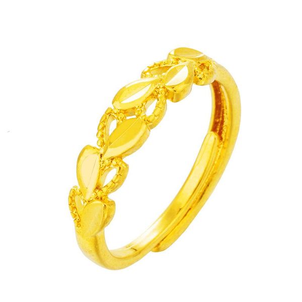 wedding rings 100% 24k gold ring for women symbolize peace olive branch leaves open creative lady fashion jewelry free, Slivery;golden
wedding rings 100% 24k gold ring for women symbolize peace olive branch leaves open creative lady fashion jewelry free, Slivery;golden