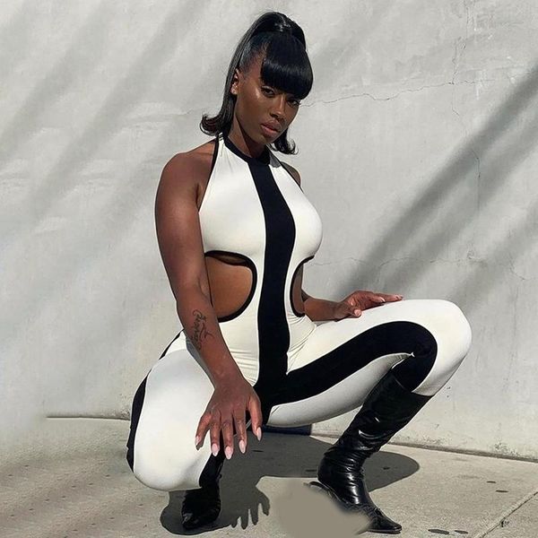 women's jumpsuits & rompers fitness women backless sleeveless sporty workout active wear bodycon athleisure patchwork, Black;white
women's jumpsuits & rompers fitness women backless sleeveless sporty workout active wear bodycon athleisure patchwork, Black;white