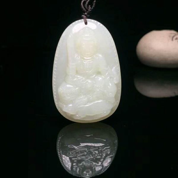 lockets h70#exquisite hetian jade manjusri pendant, Silver
lockets h70#exquisite hetian jade manjusri pendant, Silver