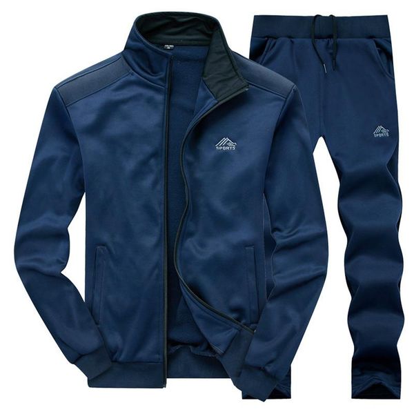 men's tracksuits men set sportswear spring mens tracksuit sporting fitness clothing two pieces long sleeve jacket + pants casual sweat, Gray
men's tracksuits men set sportswear spring mens tracksuit sporting fitness clothing two pieces long sleeve jacket + pants casual sweat, Gray