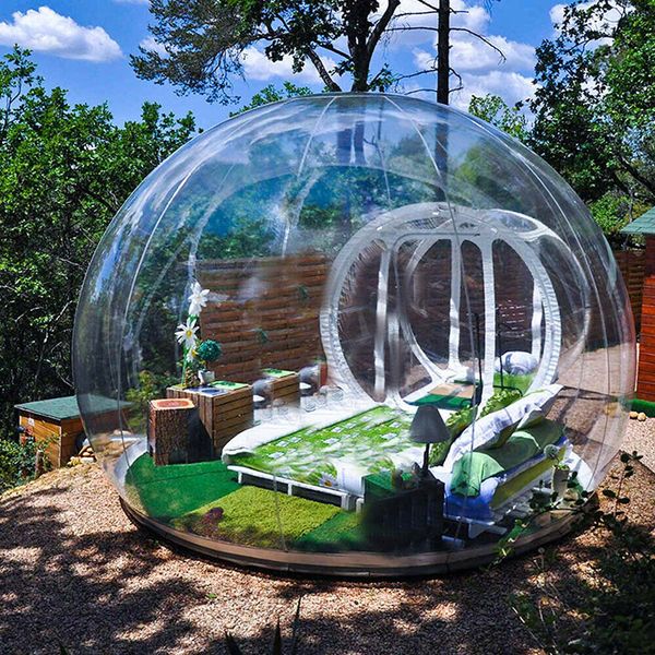 outdoor 3m camping clear inflatable bubble tent house air dome igloo transparent with single tunnel,tow rooms privacy tents
outdoor 3m camping clear inflatable bubble tent house air dome igloo transparent with single tunnel,tow rooms privacy tents
