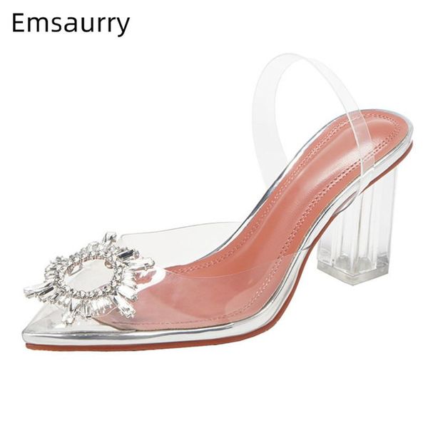 crystal sunflower buckle gladiator sandals women back strap pvc transparent clear chunky high heel summer shoes woman, Black
crystal sunflower buckle gladiator sandals women back strap pvc transparent clear chunky high heel summer shoes woman, Black