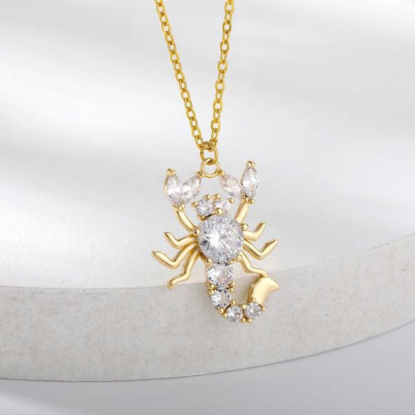pendant necklaces necklace woman scorpion women chain ladies zircon jewelry silver color trendy sparkling gothic halskette
pendant necklaces necklace woman scorpion women chain ladies zircon jewelry silver color trendy sparkling gothic halskette
