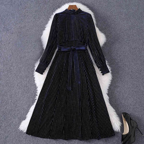 casual dresses spring long sleeve round neck blue striped belted panelled mid-calf dress elegant md258a623 at1w, Black;gray 
casual dresses spring long sleeve round neck blue striped belted panelled mid-calf dress elegant md258a623 at1w, Black;gray