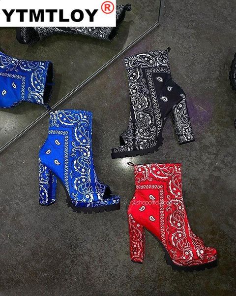 boots 2021 winter fashion women totem printing casual ankle zipper square heel fish mouth botas mujer, Black
boots 2021 winter fashion women totem printing casual ankle zipper square heel fish mouth botas mujer, Black