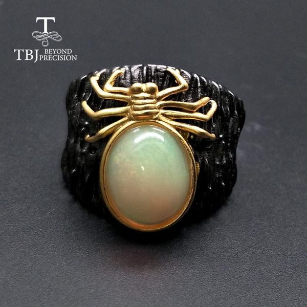 tbj, creative "spider" look natural ethiopia opal ring 925 sterling silver special jewelry nice gift for girl cluster rings, Golden;silver
tbj, creative "spider" look natural ethiopia opal ring 925 sterling silver special jewelry nice gift for girl cluster rings, Golden;silver