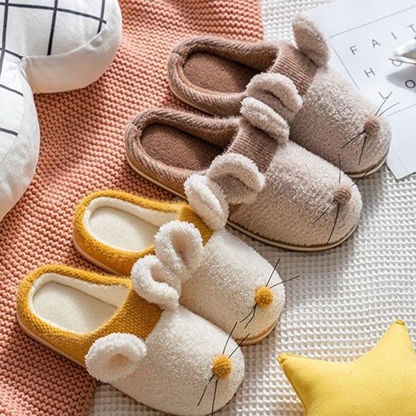 women cotton slippers cute mouse couple plus size indoor female home flats shoe non slip bedroom comfortable footwear, Black
women cotton slippers cute mouse couple plus size indoor female home flats shoe non slip bedroom comfortable footwear, Black