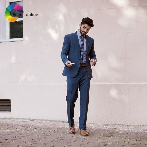 men's suits & blazers navy blue classic for business slim fit wedding groom tuxedos 2 pieces (jacket+pants) groomsmen costume tern, White;black
men's suits & blazers navy blue classic for business slim fit wedding groom tuxedos 2 pieces (jacket+pants) groomsmen costume tern, White;black