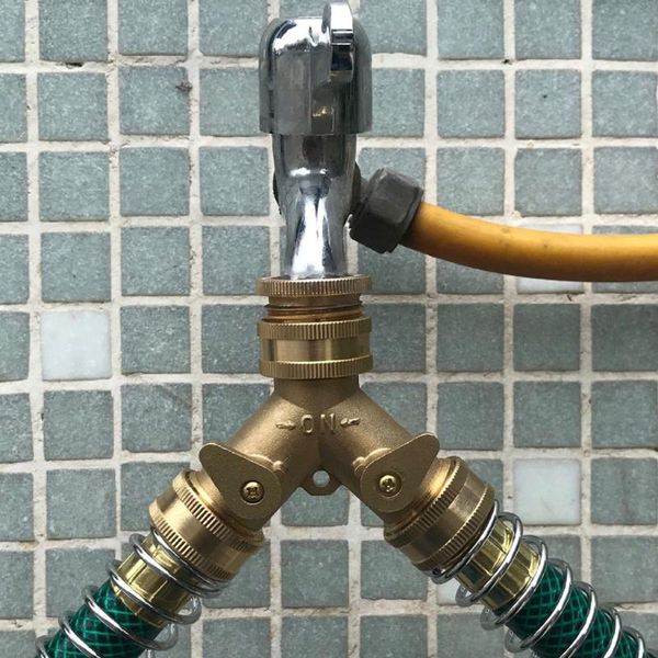 watering equipments 2 way brass hose splitter 3/4" connectors y connector garden adapter heavy duty for outdoor indoor use
watering equipments 2 way brass hose splitter 3/4" connectors y connector garden adapter heavy duty for outdoor indoor use