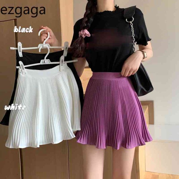 ezgaga preppy style high waist skirts women vintage a-line elegant korean fashion solid all-match ladies pleated skirts casaul 210430, Black
ezgaga preppy style high waist skirts women vintage a-line elegant korean fashion solid all-match ladies pleated skirts casaul 210430, Black