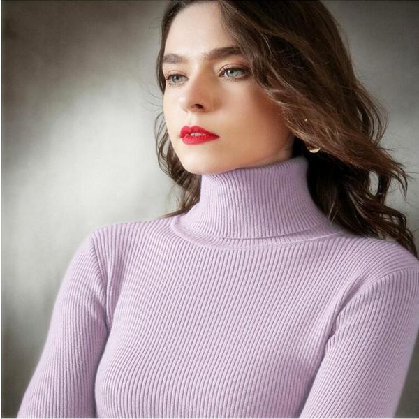 women's sweaters vk fashion 2021 spring summer women knitted turtleneck pull sweater casual soft jumper slim femme elasticity pullover, White;black
women's sweaters vk fashion 2021 spring summer women knitted turtleneck pull sweater casual soft jumper slim femme elasticity pullover, White;black