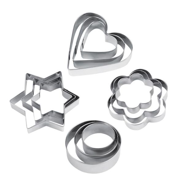 baking & pastry tools 12pcs stainless steel cookie biscuit diy mold star heart cutter mould
baking & pastry tools 12pcs stainless steel cookie biscuit diy mold star heart cutter mould